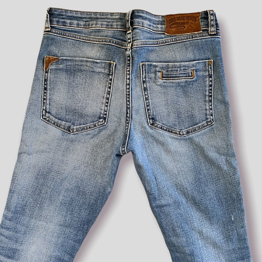 ZARA Japanese Denim Edition Distressed Skinny